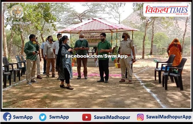 Additional Chief Secretary Forest and Environment inspected Aalanpur Nursery in sawai madhopur