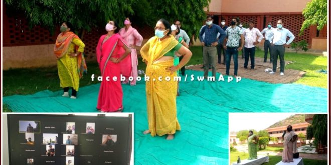 Gramin Mahila Vidyapeeth celebrated International Yoga Day