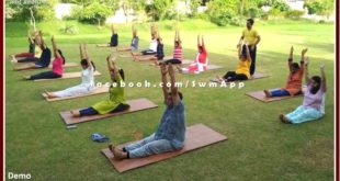 International Yoga Day will be organized with the theme Stay with Yoga, Stay at Home