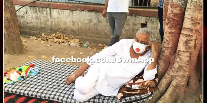 Rajysabha mp dr kirodi lal meena protest still continue in Sawai Madhopur
