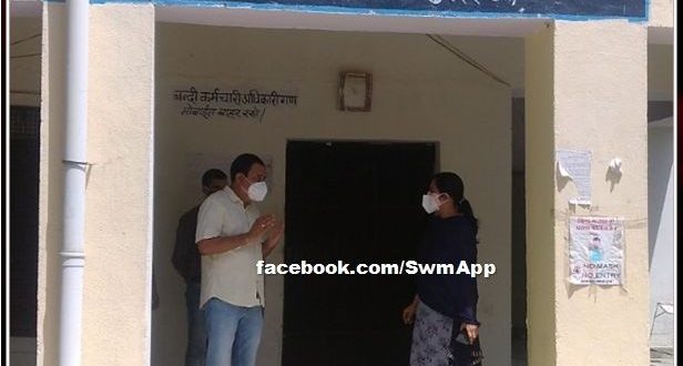 Shweta Gupta did weekly inspection of the sawai madhopur jail