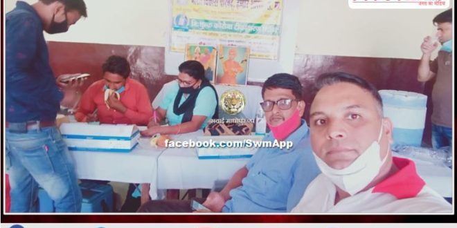 Bharat Vikas Parishad organized Covid-19 vaccination camp in sawai madhopur