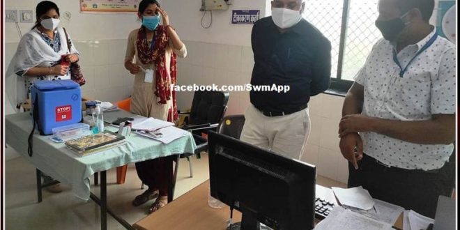 Collector inspected Community Health Center Kundera in sawai madhopur