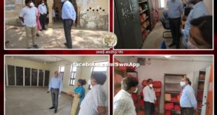 District Collector Rajendra Kishan reached Khandar, inspecting various offices in khandar