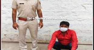 Khandar police arrested the wanted gravel mafia in khandar sawai madhopur