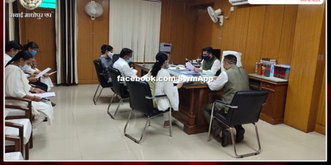 Meeting organized regarding National Lok Adalat in sawai madhopur
