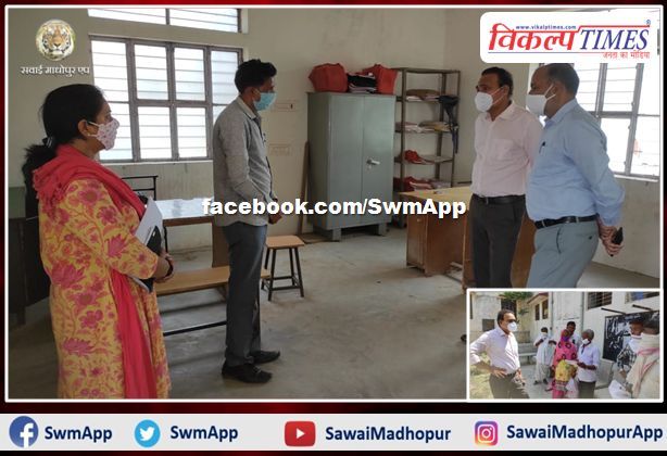 Principal Secretary Revenue inspected Tehsil office and Patwar house of Thigla Jatwara Khurd Sawai Madhopur