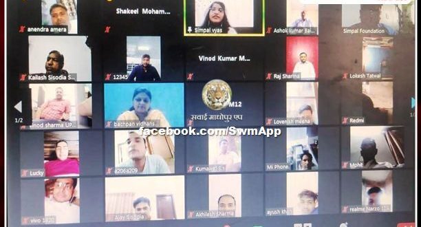 Simpal Foundation honored Corona Warriors with Social Hero Award in sawai madhopur
