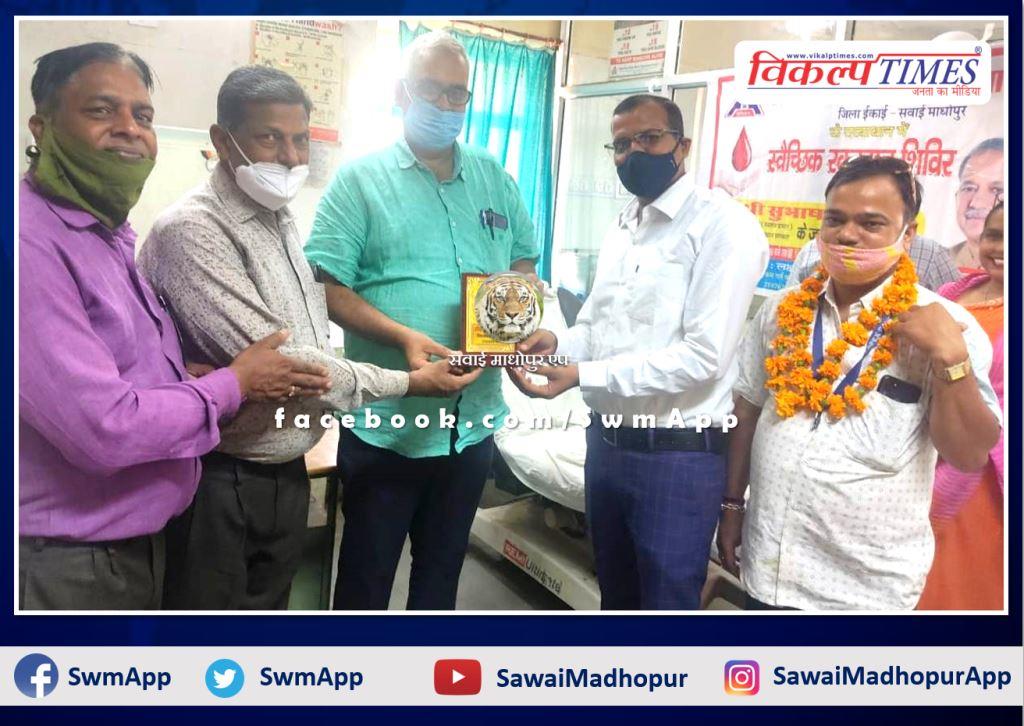 Agrawal Youth Organization organized blood donation camp in sawai madhopur