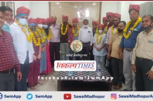 Agrawal youth organization honored doctors in sawai madhopur