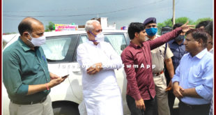 District In-charge Minister Parsadi Lal Meena reached Soorwal, inspection of the waterlogging Soorwal