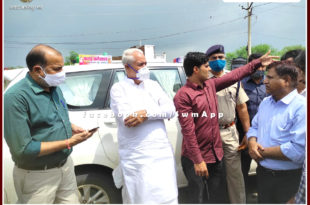 District In-charge Minister Parsadi Lal Meena reached Soorwal, inspection of the waterlogging Soorwal