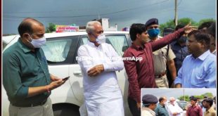 District in-charge minister took stock of excessive rain affected Surwal, Mega Highway, Bhagwatgarh Tirahe