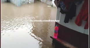 Heavy rains continued in the sawai madhopur all the lower settlements were submerged
