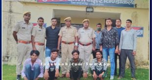 Police arrested four accused of theft in sawai madhopur