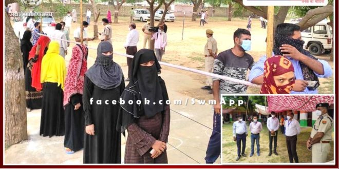 Polling was peaceful in Baunli and Malarna Dungar.