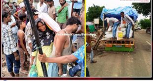 Popular Front distributed logistics to the flood victims of Sheopur