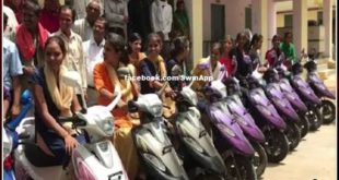 Under the Kali Bai Bhil Meritorious Student Scooty Scheme, 33 girls of the district will get scooty