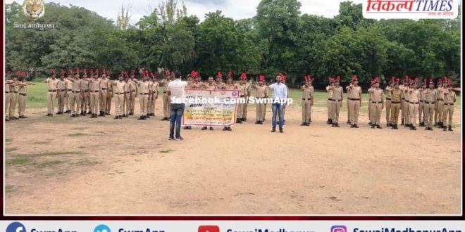 NCC joint annual military training camp organized in sawai madhopur