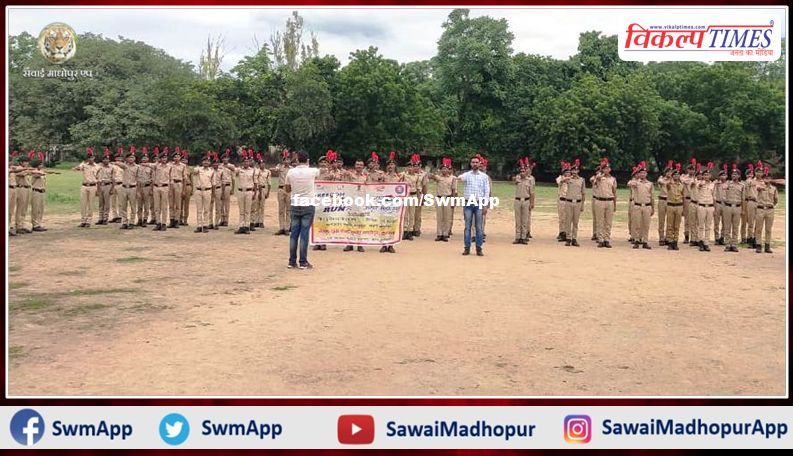 NCC joint annual military training camp organized in sawai madhopur