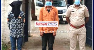 Police arrested two accused of gang rape by kidnapping minor girls in sawai madhopur