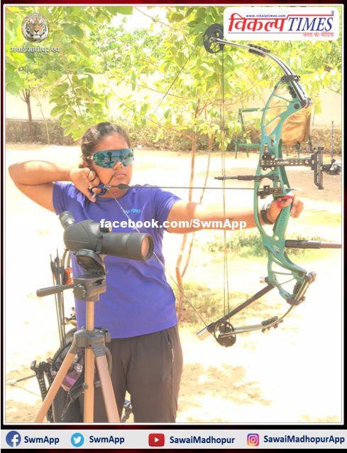 Sawai's daughter Yashasvi Nathawat selected in national level archery