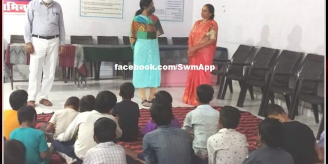 Sweta Gupta inspected Trinetra Children's Home in sawai madhopur