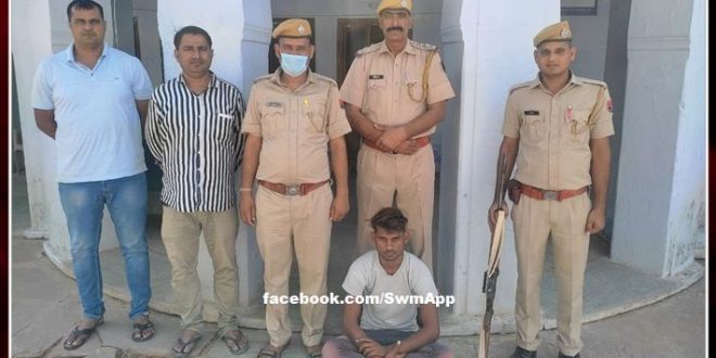 Accused arrested for raping minor girl in bonli sawai madhopur