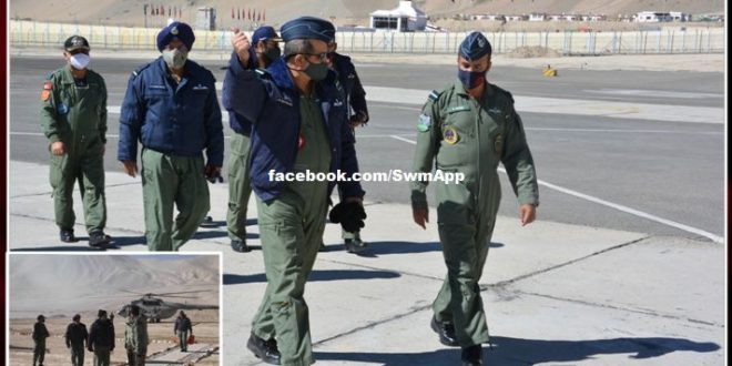 Air Chief VR Chaudhary took stock of the operational preparedness of the army in new delhi