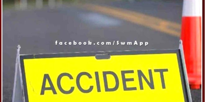 Bike and dumper in collision , bike rider died on the spot in ajmer