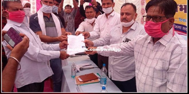 Camps organized under the campaign with the village administration in sawai madhopur