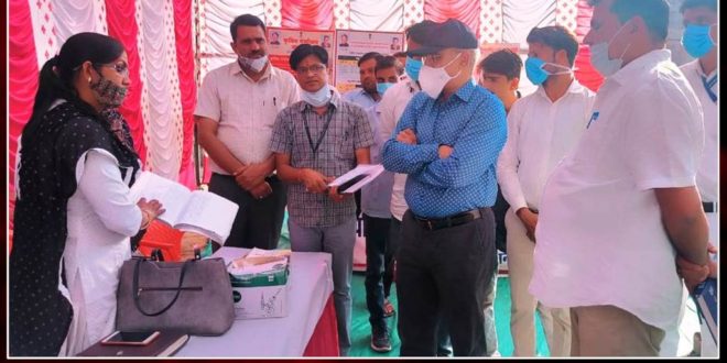 Director of National Health Mission inspected the camps in sawai madhopur