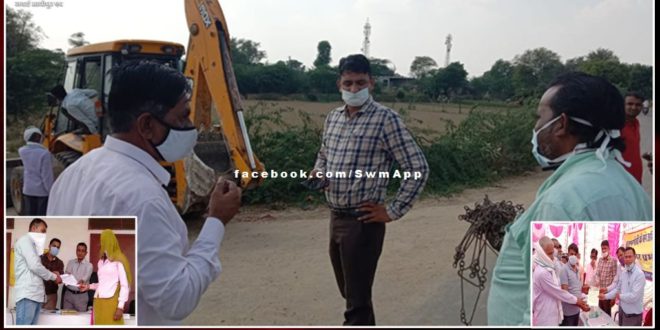 Encroachment-free made on the banks of the canal In sawai madhopur