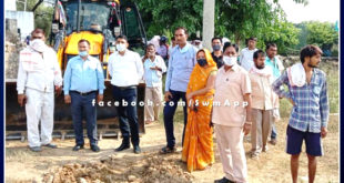 Encroachment removed up to 800 meters from the population road in Bichhidona sawai madhopur