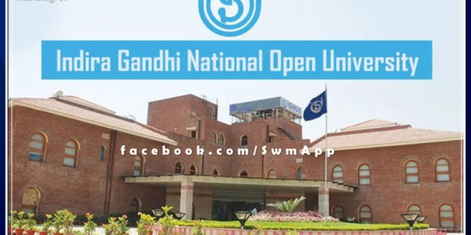 Last date for admission in IGNOU course till 11 October