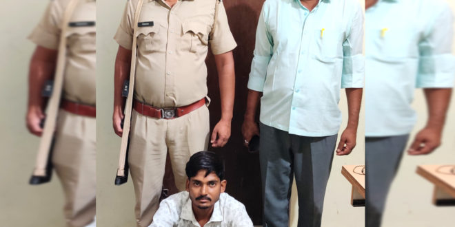 Police arrested accused with 424 illegal desi liquor in bamanwas sawai madhopur