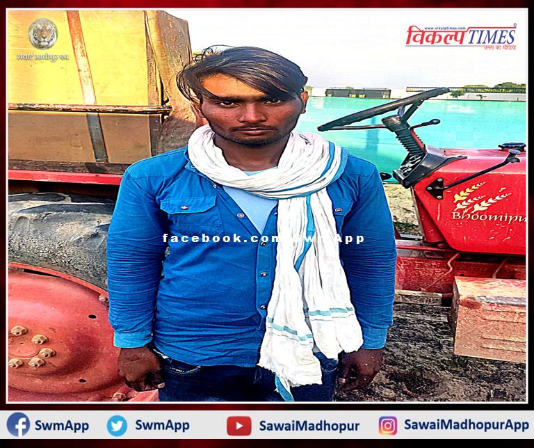 Two people involved in illegal gravel transport arrested in sawai madhopur