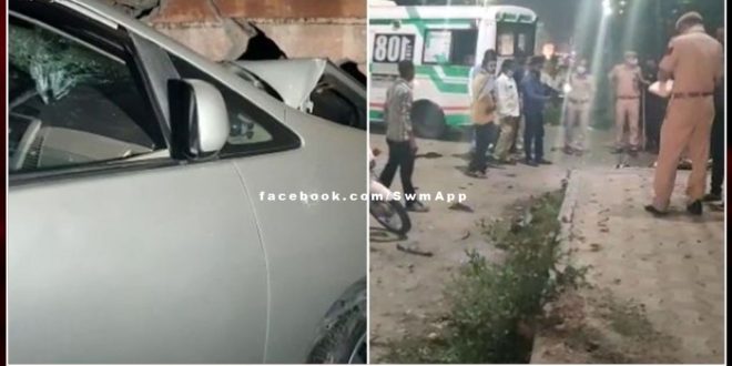 Uncontrollable Innova car killed two bike riders in kota