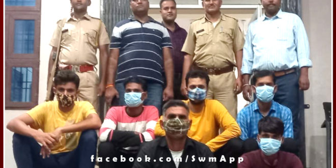 police arrested 6 accused of attempt to murder in a serious assault in Udai Kalan sawai madhopur