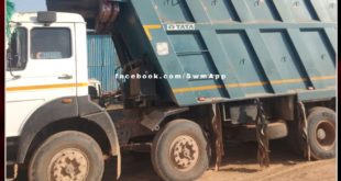 1 dumper filled of illegal gravel seized in bonli