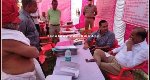 Collector did surprise inspection of camp of Ward 12 and 18 in Sawai Madhopur