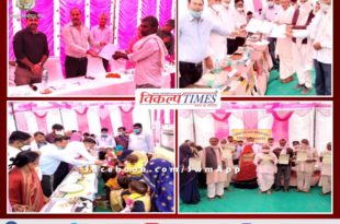 Collector inspected the Bhedola camp and distributed the leases to the beneficiaries in sawai madhopur