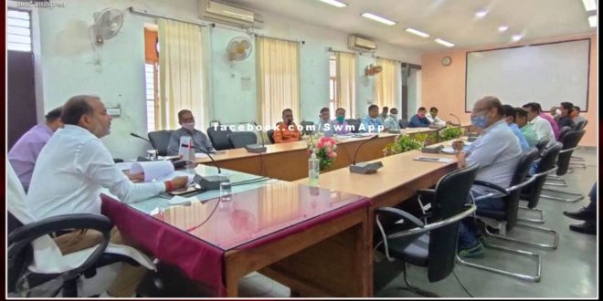 Collector reviewed the progress of rural development schemes and gave necessary guidelines