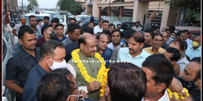 Lok Sabha Speaker Om Birla on hometown Kota tour