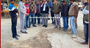 MP sukhbir singh Jaunapuria took stock of the roads of the district headquarters