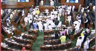 Second day of winter session of Lok Sabha, opposition again created ruckus