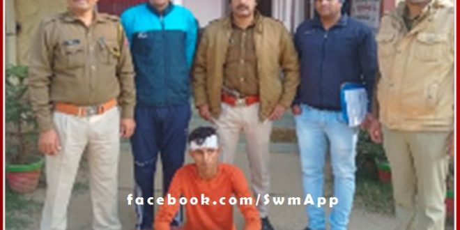 1 accused arrested with illegal pistol and live cartridges in chauth ka barwara