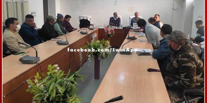 A meeting was held with various organizations regarding the organization of Sawai Madhopur Foundation Day