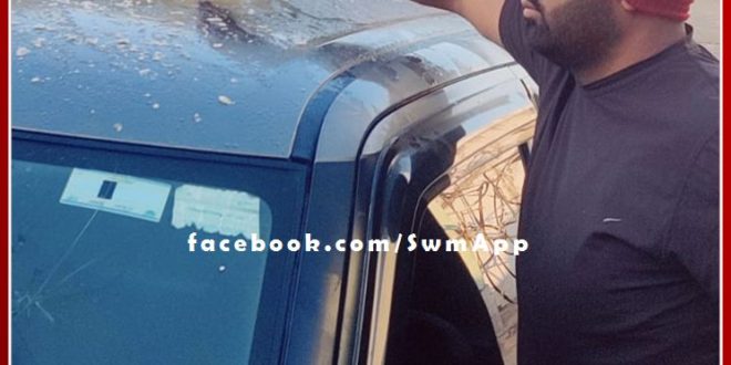 Cold winter continues in the district, layers of snow on vehicles in sawai madhopur
