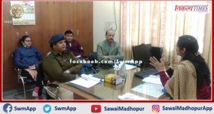 District Authority Secretary Shweta Gupta took a meeting to sawai madhopur